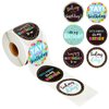 BLUE PANDA 504 Piece Round Happy Birthday Stickers for Students, Happy Birthday to Me, Today is My Day Stickers, Kids Party Favors, Teachers, 6 Assorted Designs (2 Inches)
