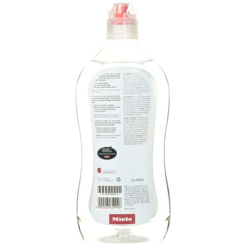 Miele Original Dishwasher Rinse Aid, for Optimal Drying and Sparkling Finish with Glass Protection Formula, 17 oz