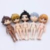 niannyyhouse DOD 13cm Doll Action Figures Body Suitable for 1/12 BJD Dolls Head Dress Up (Normal White-Standard Package B)
