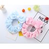 Hairizone Cute Makeup Headbands for Face Wash Shower Spa Elastic Head Band with Soft Big Bow Hair Band for Women Wrap (Pink/Blue)