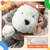 BELLOCHIDDO 15.7 inch Plush Toys, Cute Dog Stuffed Animals Shape Big Hugging Pillow Soft Toy, Super Soft Cartoon Toy Gifts for Bedding Kawaii Pillow （Brown）