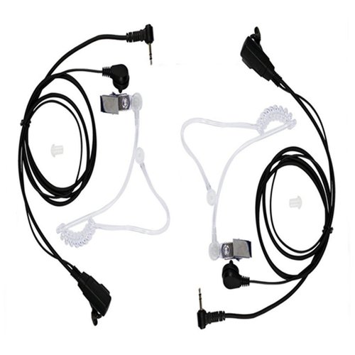 2 Pack Air Covert Acoustic Tube Earpiece Headset Compatible with Motorola Radio T100 T107 T100TP T200TP T260 T260TP T280 T460C T465 T600 T605 T800 T5428 T6200 Two Way Radio (2 Packs)