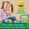 Learning Resources Growing Greenhouse Color and Number Eco Friendly Playset - Preschool Learning Toys, Fine Motor Skills Toys for Kids Flower Garden Toy Ages 18+ Months