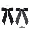 2PCS Black Velvet Hair Bows Hair Clips 5" Big Fall Alligator Clips Hair Accessories for Women Girls Toddlers Kids