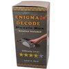 Enigma Decode Secret Puzzle Box - Money and Gift Card Holder in a Wood Magic Trick Lock with Two Hidden Compartments Brainteaser