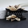 Merdia Jaw Hair Claw Clip for Women with Sharp leaves Flower | Flower Claw Clips | Hair Claw Clips for Women | Claw Hair Clips | Claw Clips Cute | Hair Clips for Girls | Color (Black,Beige and Coffee)