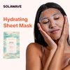 SolaWave Hydrating Sheet Mask, Anti Aging Face Mask with Niacinamide, Hydrating Face Mask with Hyaluronic Acid, Moisturizing Face Masks (5 Pack)