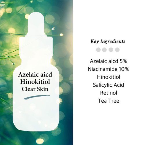 Advanced Pore Refining Facial Serum with Niacinamide and Tea Tree Oil for Acne-Prone Skin