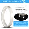 4 Pieces 108 ft Heat Resistant Tape for Sublimation Clear Heat Press Dispenser Tape Shrink Transfer High Resistant Temperature Tape Thermal Tape for Electronics Printing Circuit Board Vinyl (20 mm)
