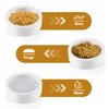 Reptile Food Dish Bowl, Worm Water Dish Small (2.75in) Lizard Gecko Ceramic Pet Bowl, Mealworms Bowls for Leopard Bearded Dragon Chameleon Hermit Crab Dubia Cricket Anti-Escape Superworm Feeder 2 Pack