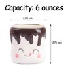 Marshmallow Mugs Set of 4 - Cute Cups for Hot Cocoa, Christmas and Mother's Day Gifts - 6OZ