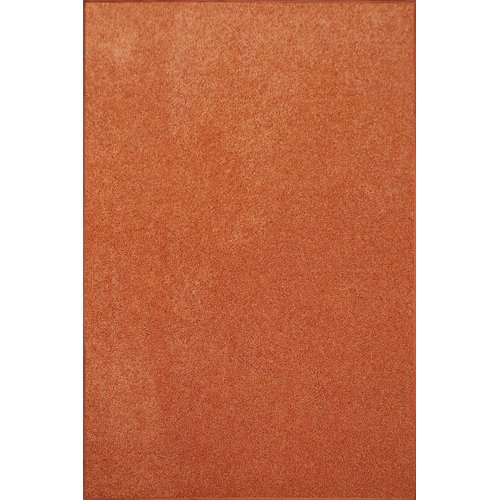 Ambiant Pet Friendly Solid Color Area Rugs Orange - 1.5' x 2.25' Mat (18"x27")