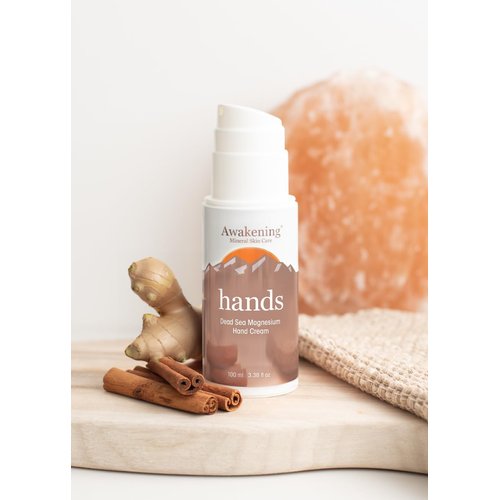 Awakening Hands - Dead Sea Magnesium Hand Cream (3.38 oz / 100ml)