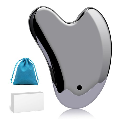 ILMOUHE Terahertz Gua Sha Massager, Natural Anti-Aging Skincare Tool for Face and Body Scraping, Reduces Puffiness and Wrinkles, Ideal for Facial Lifting and Skin Tightening789