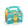 12 Pack Robot Party Treat Boxes Robot Theme Party Favor Treat Box Robot Wrench Antenna Pattern Cardboard Boxes with Handle for Baby shower Birthday Party Decorations Supplies