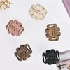 Lolalet Octopus Hair Claw Clips, 5 Pack Non-slip Jaw Clips Medium Hair Clamps for Thick Curly Long Hair, Wide Grip Hair Accessories for Women -Style B