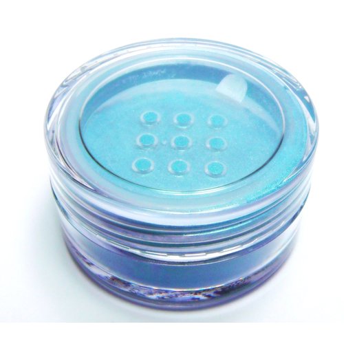 Pure Ziva Turquoise Jade Metallic Blue Teal Single Loose Powder Eyeshadow; Talc, Paraben & Cruelty Free, Vegan