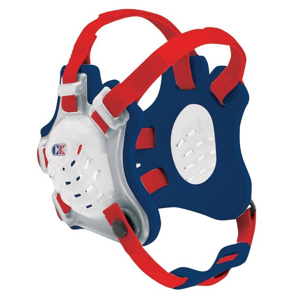 Cliff Keen Tornado Wrestling Headgear - COLOR: Translucent/Navy/Red