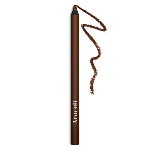 Araceli Beauty Gel Pencil Eyeliner – Water Resistant & Smudge-Proof, Long-Lasting Eye Makeup for Precision Lining & Bold Chocolate Color