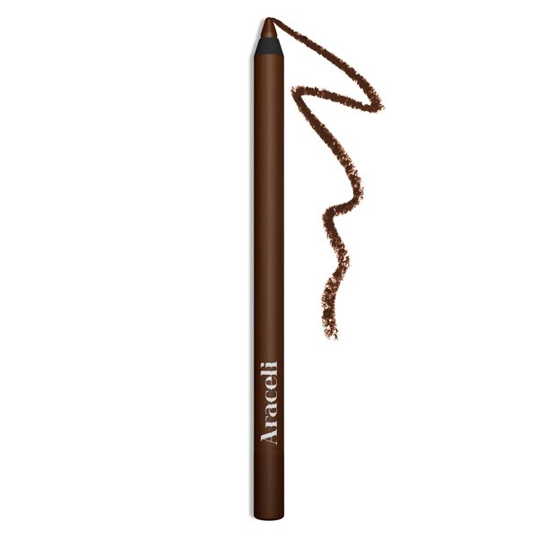 Araceli Beauty Gel Pencil Eyeliner – Water Resistant & Smudge-Proof, Long-Lasting Eye Makeup for Precision Lining & Bold Chocolate Color