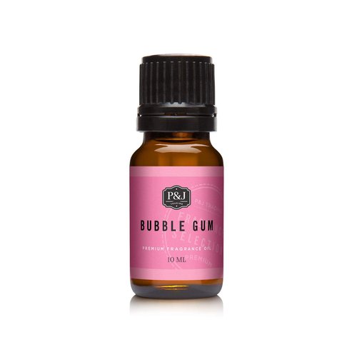 P&J Fragrance Oil Bubble Gum 10ml - Candle Scents, Soap Making, Diffuser Oil, Fresh Scents