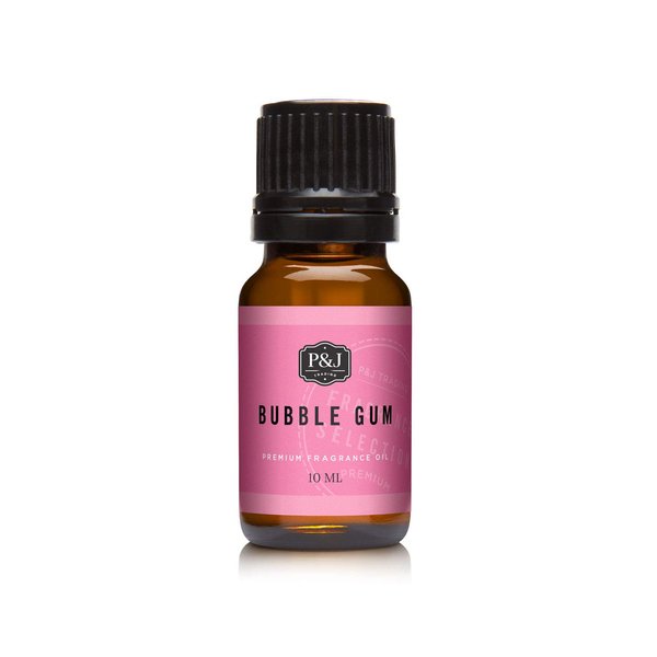 P&J Fragrance Oil Bubble Gum 10ml - Candle Scents, Soap Making, Diffuser Oil, Fresh Scents