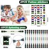 KISPATTI Video Game Party Favors, 124 PCS Gaming Birthday Party Supplies with Drawstring Bags VIP Pass Tickets Keychain Temporary Tattoo Stickers Game Theme Goodie Bag for Kids Gamer