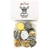 Seven Seas Pirates Coins - Golden & Silver Doubloons - Metal - Party & Decorations Supplies - Lot of 100