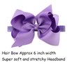 WillingTee Headbands 6 Inch 30 Colors Boutique Grosgrain Ribbon Hair Bows for Baby Girls Infants Toddler Kids Teens and Children