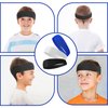Dimeho 3 Pcs Kids Sports Headbands Boys Girls Athletic Elastic Sweatbands Children Soft Moisture Wicking Hairband Absorbing Sweat Band for Football Basketball Running Tennis