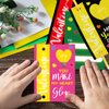 ceiba tree Valentines Day Cards with 32 Glow Sticks Kids Valentine Exchange Classroom School Party Favors Supplies