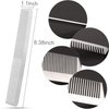 Patelai 3 Pieces Metal Hair Comb, Stainless Steel Fine Cutting Comb, Hair Styling Hairdressing Comb, Salon Detangler Comb for Women and Men