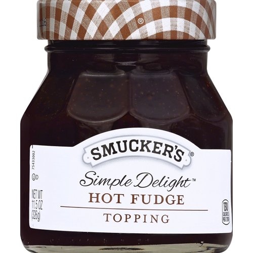 Smucker's Simple Delight Hot Fudge Topping, 11.5 oz