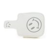 Smile Face Golf High-MOI Mallet Putter Headcover, Heel Shaft, White, Head Cover