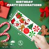 8 Sheets Christmas Temporary Tattoos Stickers Themed Birthday Party Decorations Supplies Favors Decor Winter Xmas Santa for Women Kids Adults Gifts Prizes Rewards