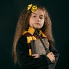 4PCS Wizard Stripe Hair Clips Magical House Hair Bow Halloween Costume Accessory Christmas Party Gift for Harry