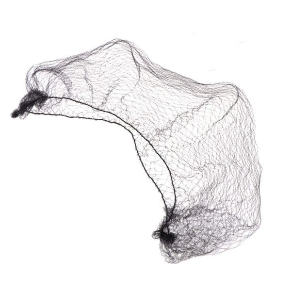 JORCEDI 100 PCS 30 Inch Invisible Hair Nets Bun Cover Elastic Edge Mesh Hairnet Stretch Cap For Making Food Kitchen Serve Dancer