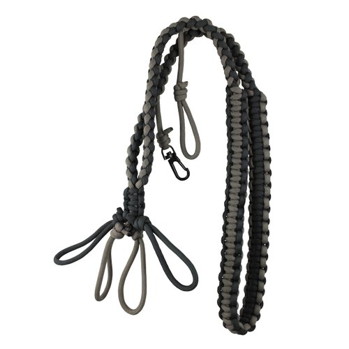 Cupped Waterfowl Braided DIY Call Lanyard for Duck Calls, Durable Parachute Cord Adjustable Hunting Call Lanyard, Green/Khaki