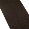 Moresoo Tape in Human Hair Extensions Brown Hair Extensions Tape in Dark Brown Tape in Hair Extensions Human Hair Seamless Tape in Extensions Real Hair 18 Inch #4 20pcs 50g