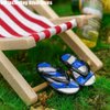 Blue 1/12 Miniature Beach Flip Flops Dollhouse Decoration Accessories, Dollhouse Décor, Dollhouse Accessories, Ornamental