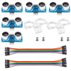 Smraza 5pcs Ultrasonic Module HC-SR04 Distance Sensor with 2pcs Mounting Bracket for Arduino R3 MEGA Mega2560 Duemilanove Nano Robot XBee ZigBee