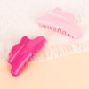 CURASA Medium Hair Clips For Women Girls Pink Rose Tortoise Claw Clips For Thick Thin 2 PCS Cloud Design French Hair Accessories Cute Nonslip Decorative Hair Barrettes Set