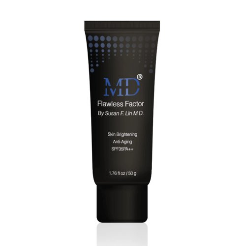 MD Flawless Factor BB Cream for coverage, Skin Brightening & Anti-aging | Anti Wrinkle Cream Moisturizer with Sun Protection | Rated SPF 35 | Suitable For All Skin Types - 1.76 Fl Oz