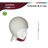 DOMPEL Sparta 2.4K Silicone Highlight Hair Cap, White | Perfect Highlights | 2,400 Strategically Positioned Holes | Curved Design for a Perfect Fit | Reusable