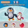 Saurawan 2Pcs Wind up Penguin Bathtub Toys, Water Table Accessories and Toys, Bath Toys Set for Toddlers and Kids 3-5, Newborn Toys Birthday Party Prizes, Easter Kids Wind Up Toys