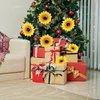 AUEAR, 12 Pack Sunflower Alligator Clips Duckbill Hair Clip Flower Hair Clip Barrettes Styling Accessories for Women Beach Summer Party