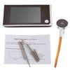 3.5 inch Digital Doorbell LCD 120 Degree Eye Electronic Peephole Doorbell Color IR Camera Door Viewer Powered by 4Pcsx AAA Batteries(not Included)