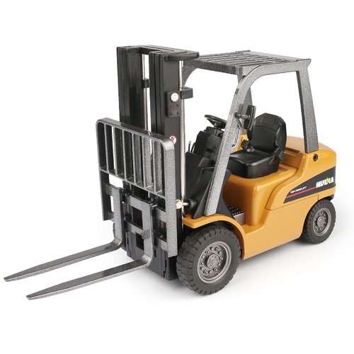 duturpo 1/50 Scale Diecast Forklift Truck Toys, High Detail Metal Construction Vehicles Model Toy for Kids (Forklift)