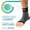 Plantar Fasciitis Compression Socks | Foot & Ankle Brace for Women & Men | Toeless Ankle Compression Sleeve for Ankle Support, Plantar Fasciitis, Night Splint, Arch & Achilles Tendonitis Relief