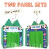 DLOREUK Play Panel for Kids Play Couch Foam Sofa Childrens Home Play Modular Couch (Sofa not Included) - Car Wash - Set of 2 (Entrance & Exit)